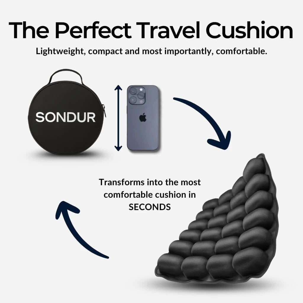 Travel cushion features